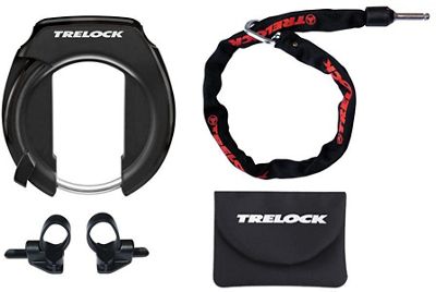 Trelock RS 351 Frame Lock with Chain - nero, nero
