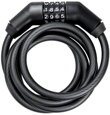 Trelock SK 260 Combination Spiral Lock - nero, nero