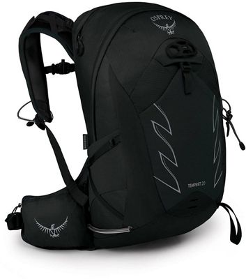 Osprey Tempest 20 Backpack SS21 - Stealth Black - Medium/Large}, Stealth Black