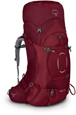 Osprey Ariel 55 Backpack SS21 - Claret Red - Extra Small/Small, Claret Red