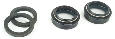 Manitou Mezzer Mountain Bike Fork Dust Seal Kit - Black, Black