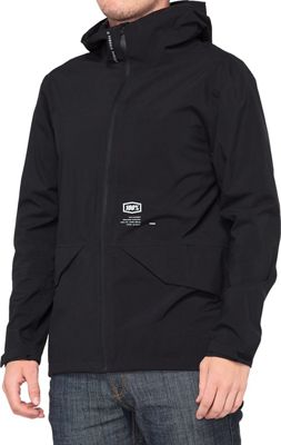 100% Hydromatic Parka LW Waterproof Jacket  - Nero, Nero