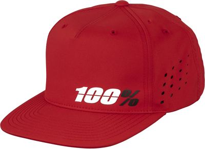100% Ozone Snapback Hat  - Rosso, Rosso