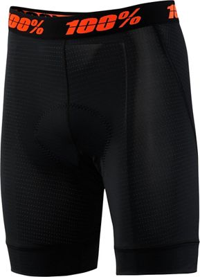 100% Youth Crux MTB Liner Shorts  - Nero, Nero
