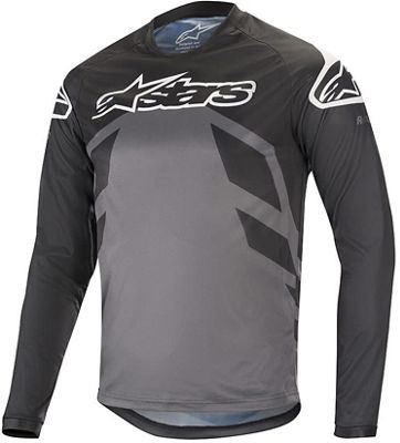 Alpinestars Racer V2 Ls Jersey  - BLACK ANTHRACITE GRAY, BLACK ANTHRACITE GRAY