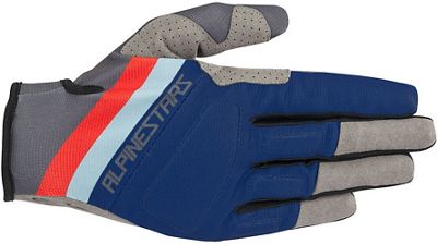 Guanti Alpinestars Aspen Pro  - Black Anthracite Blue Red, Black Anthracite Blue Red