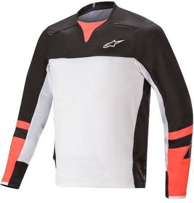 Maglia maniche lunghe Alpinestars Drop Pro  - Black White, Black White