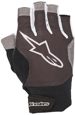 Alpinestars Rolling Short Finger Glove  - Black White, Black White