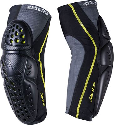 Alpinestars Vento Elbow Protector  - Black Acid Yellow - XS, Black Acid Yellow