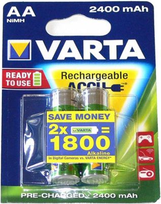 Varta AA Battery Pack - Green-Silver - 12V 2000 mAH, Green-Silver