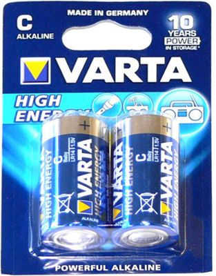 Varta Baby Alkaline Battery Pack - blu-argentato - 2 Pack, blu-argentato