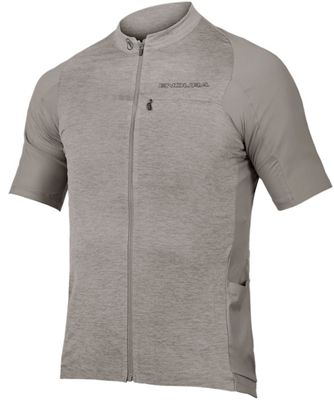 Endura GV500 Reiver Short Sleeve Cycling Jersey - Fossil - M}, Fossil