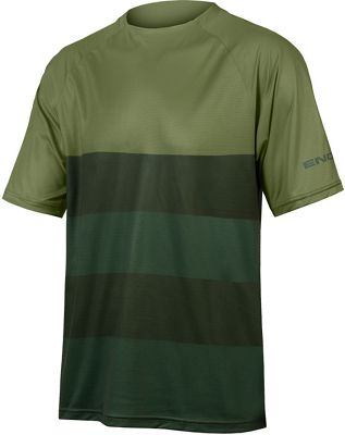 Endura Singletrack Core T MTB Jersey - Olive Green - S}, Olive Green