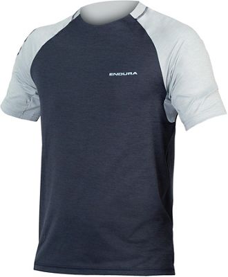 Endura Singletrack Short Sleeve MTB Jersey - InkBlue - XXL}, InkBlue