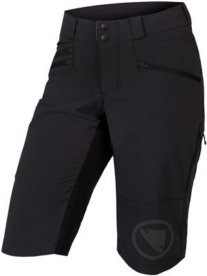 Endura Womens SingleTrack II Shorts - Black - XL}, Black