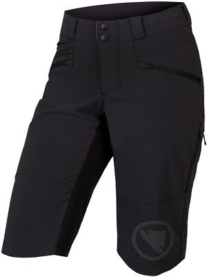Endura Womens SingleTrack II Shorts - Black - M}, Black