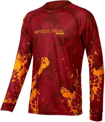 Endura MT500 Animo Long Sleeve Cycling Jersey SS21 - Paprika, Paprika