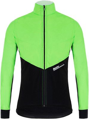 Santini Redux Vigor Jacket 2021 - Flashy Green - XL, Flashy Green