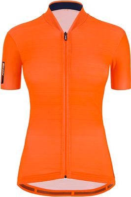 Santini Women's Colore SS Jersey 2021 - Flashy Orange, Flashy Orange
