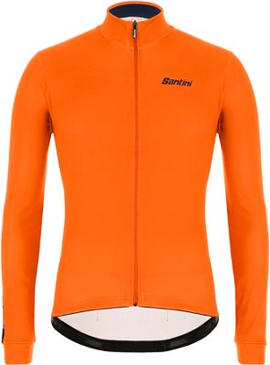 Santini Colore LS Jersey 2021 - arancione fluorescente, arancione fluorescente