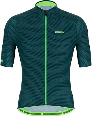 Santini Karma Kite Short Sleeve Jersey 2021 - verde militare, verde militare