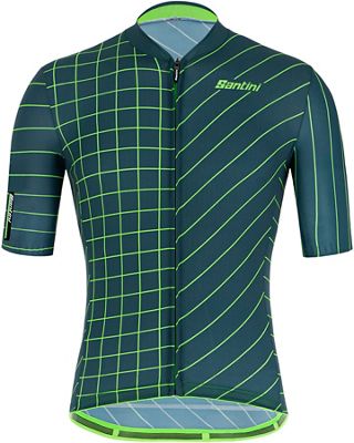 Santini Eco Sleek Dinamo Short Sleve Jersey 2021 - verde militare - XXL, verde militare