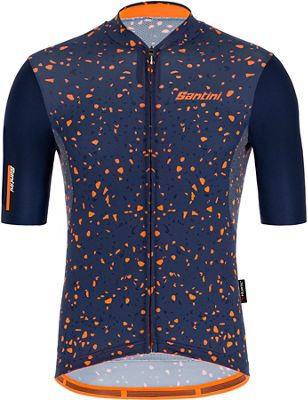 Santini Delta Pietra Short Sleve Jersey 2021 - Nautica Blue - XL, Nautica Blue