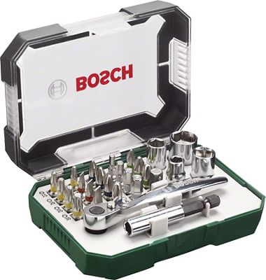 Bosch Screw and Ratchet Set - nero - verde, nero - verde