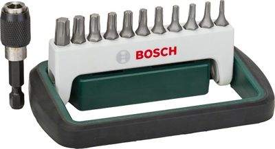 Bosch Compact Bit Set - 12 Piece - nero - verde - Torx, nero - verde