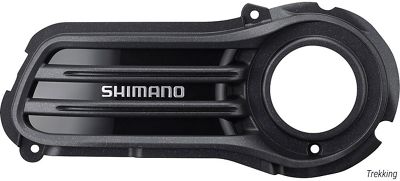 Shimano STEPS E6100 E-Bike Drive Unit Cover - Black-Trek - Trekking (Custom Type), Black-Trek