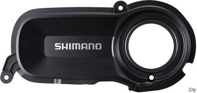 Shimano STEPS E6100 E-Bike Drive Unit Cover - Black - City (Custom Type)}, Black