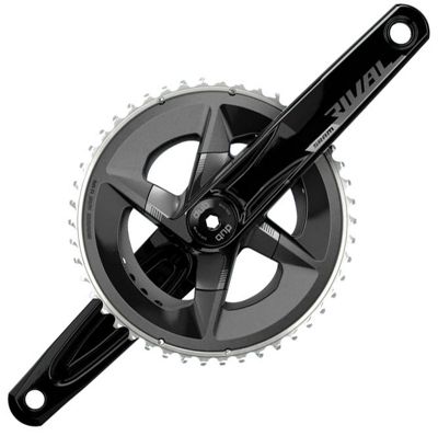 SRAM Rival 2x 12 Speed Chainset - Black - 48.35t}, Black