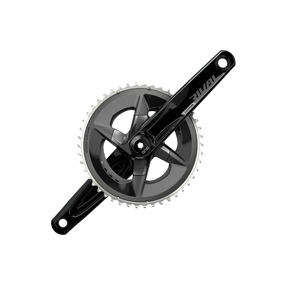 SRAM Rival 2x 12 Speed Chainset - Noir - 46.33t, Noir