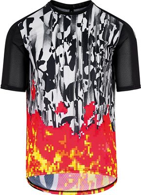 Assos TRAIL MTB Jersey Pyxel 2021 - Scorch Orange, Scorch Orange
