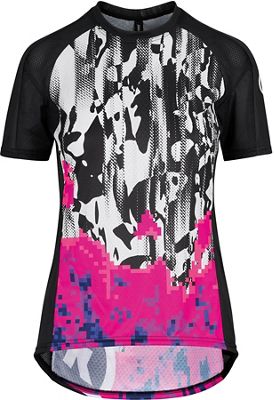 Assos Women's TRAIL Jersey (Pyxel) - Inferno Violet - XL}, Inferno Violet