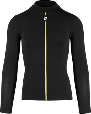 Assos SKINFOIL Spring Fall LS Base Layer - Black Series - S}, Black Series