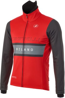 Giacca Castelli Milano Windstopper  - Red-Anthracite, Red-Anthracite