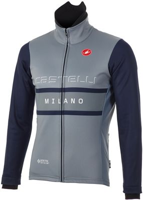Giacca Castelli Milano Windstopper  - Vortex-Grey-Navy, Vortex-Grey-Navy