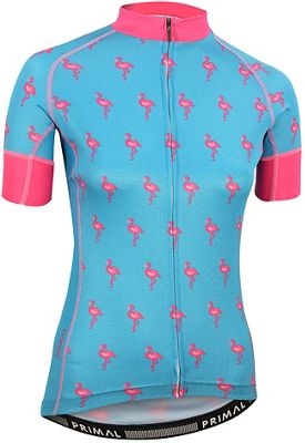 Primal Women's Flamingo Evo 2.0 Jersey SS21 - Blue-Pink - XXL}, Blue-Pink