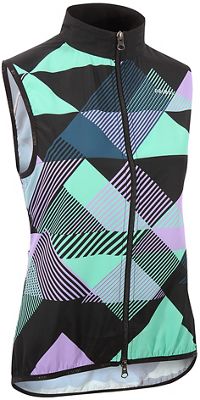 Primal Women's Makona Wind Vest SS21 - Nero/Verde, Nero/Verde
