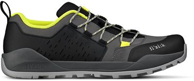 Fizik Terra Ergolace X2 Flat Off Road Shoes Grey Yellow Eu 453 Grey Yellow