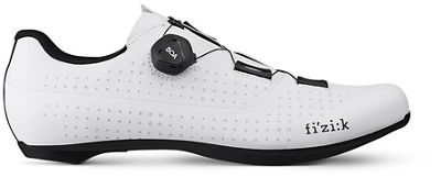 Fizik Tempo Overcurve R4 Wide Fit Road Shoes - White-Black - EU 47.3}, White-Black