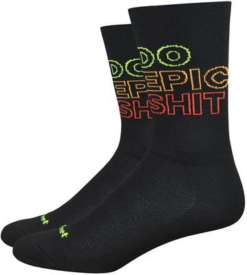 Defeet Aireator 5" Do Epichit Socks 2021 - Black - L}, Black