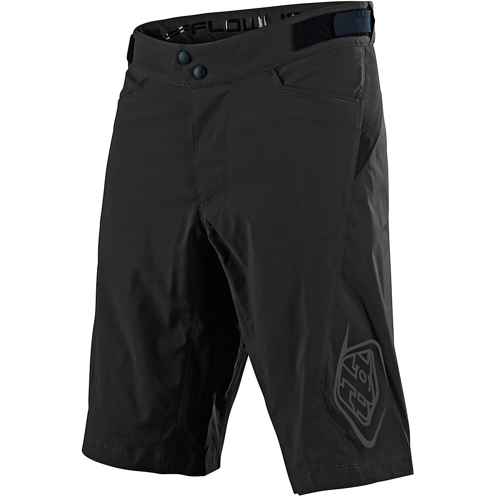 Troy Lee Designs Flowline Short Shell Shorts 2021 - Black - 36}, Black