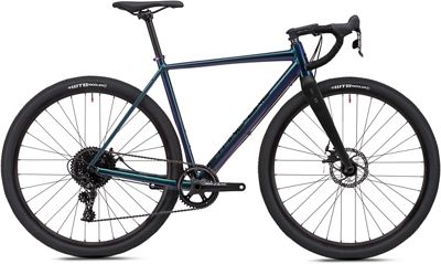 Click to view product details and reviews for Octane One Gridd 1 Gravel Bike 2021 Blue Metallic Black Blue Metallic Black.