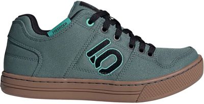 Five Ten Womens Freerider Primeblue MTB Shoes - Mint-Emerald-Black - UK 8.5}, Mint-Emerald-Black