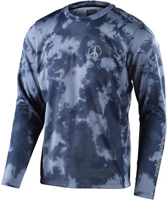 Troy Lee Designs Flowline LS Jersey 2021 - Charbon - M, Charbon