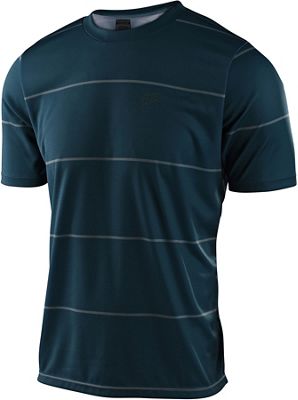 Maglia maniche corte Troy Lee Designs Flowline Stacked 2021 - Stacked Light Marine, Stacked Light Marine