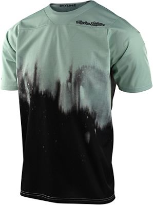 Troy Lee Designs Skyline SS Jersey Diffuze 2021 - Diffuze Smoke Green - Black, Diffuze Smoke Green - Black