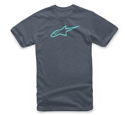 Alpinestars Ageless II Tee  - Navy-Turquoise - XL, Navy-Turquoise
